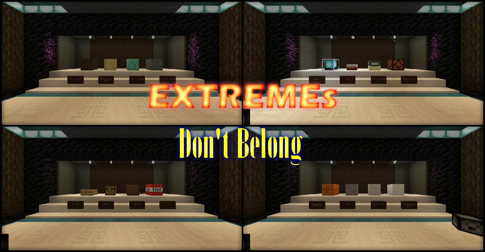 Herunterladen EXTREME's Don't Belong zum Minecraft 1.14.2